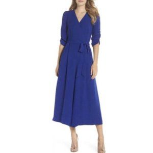 Eliza J. Cobalt Blue Wide Leg Jumpsuit - Size 6